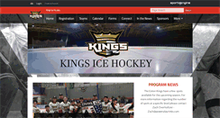 Desktop Screenshot of kingshockey.org