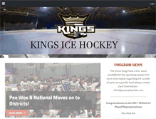 Tablet Screenshot of kingshockey.org